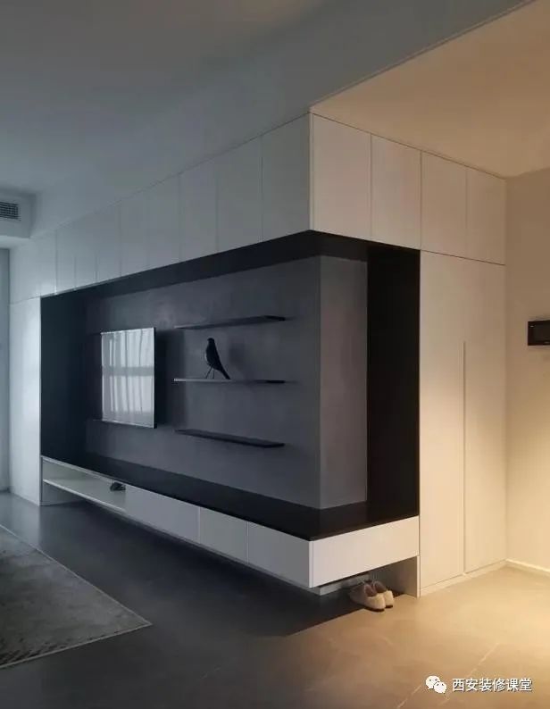 电视墙转角柜满足收纳延伸空间18