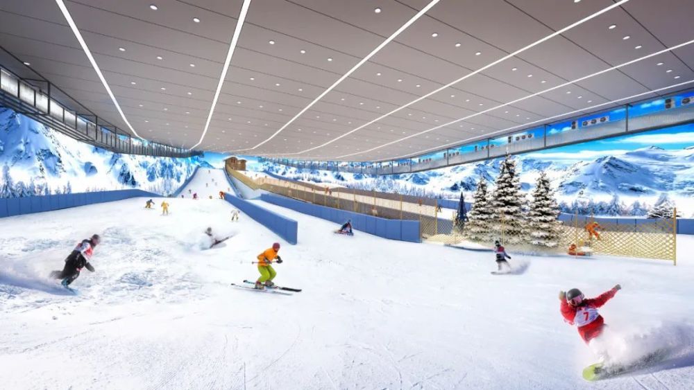 河南室内滑雪场图片