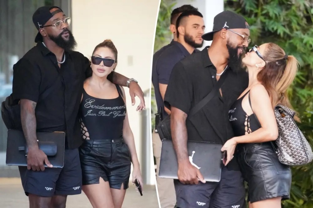 皮蓬前妻穿连体泳衣约会,向乔丹儿子索吻,无惧17岁年龄差很甜腻_腾讯