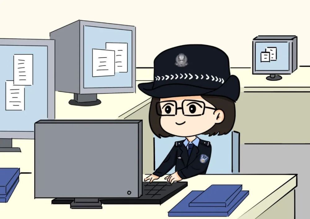 一组手绘漫画致敬警察节!_腾讯新闻