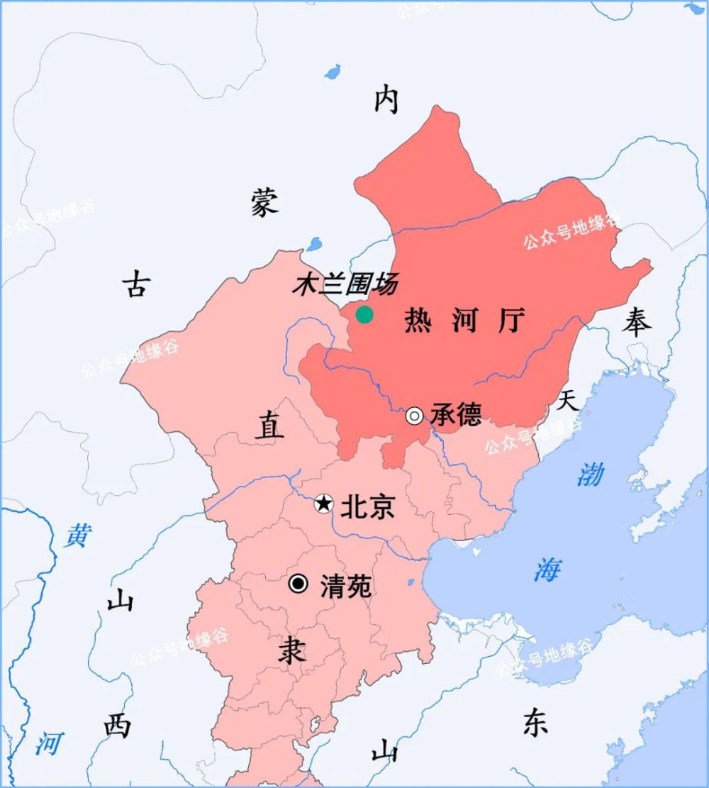 热河省地图图片