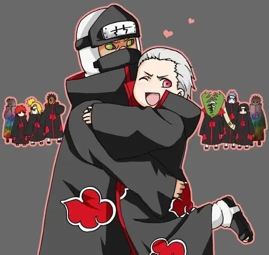 火影忍者晓组织不死二人组角都飞段兄弟头像9个