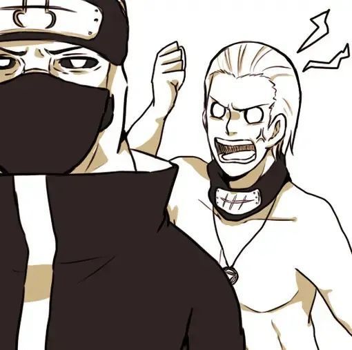 火影忍者晓组织不死二人组角都飞段兄弟头像9个