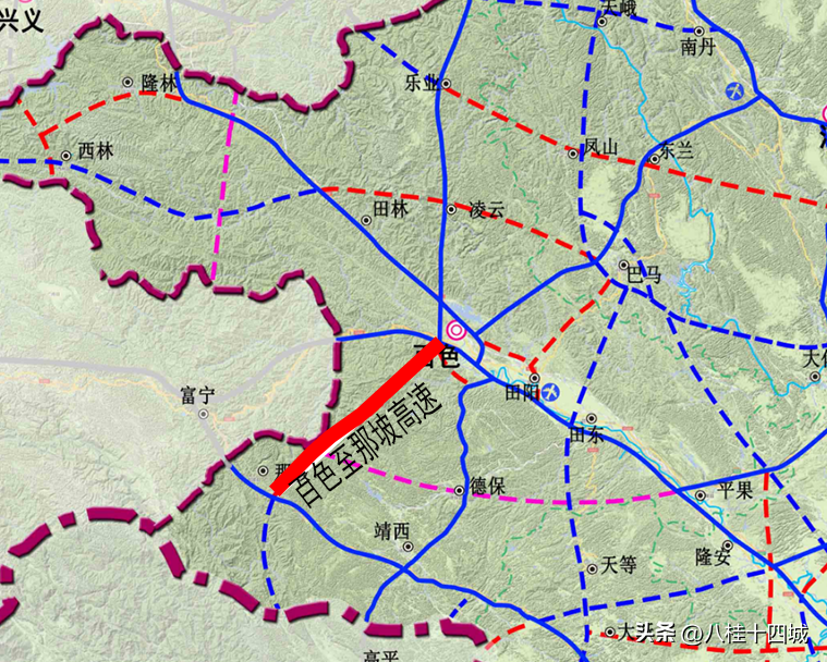 欽州海棠至勒溝公路在2022年底已經舉行了開工儀式,百色至那坡高速則