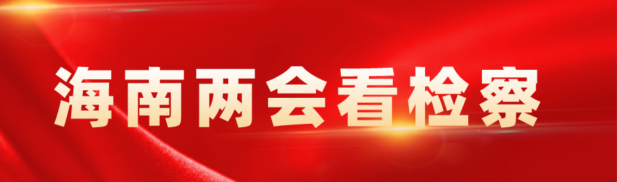 海南两会看检察丨海报向人民报告海南检察交出2022答卷二