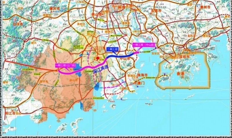 深江高速江门段全线建成试通车,江门到深圳更方便!_腾讯新闻