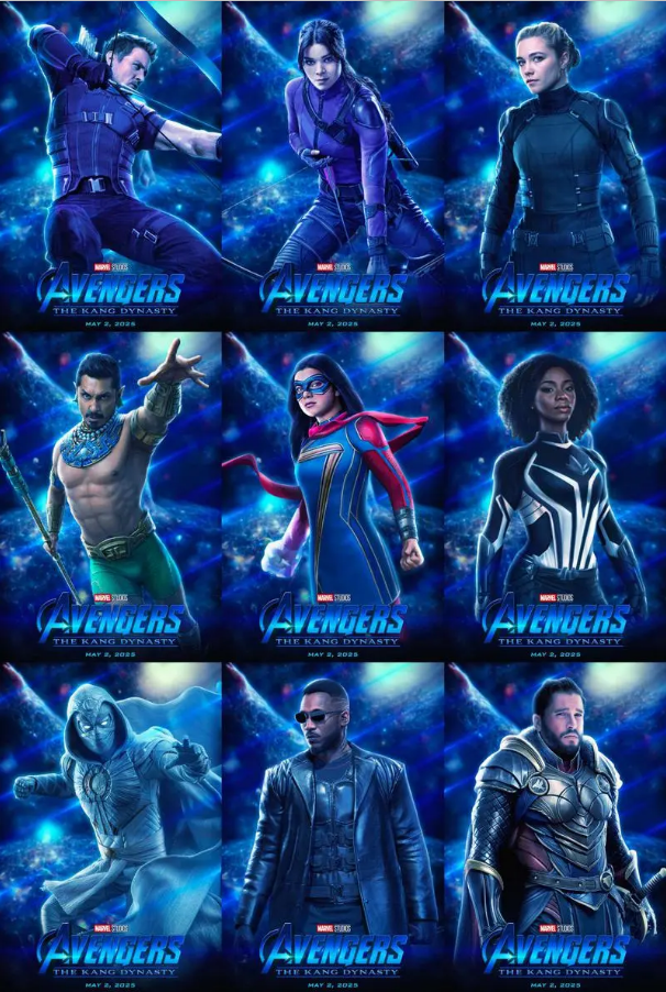 一起来看《复联5》全成员海报_腾讯新闻