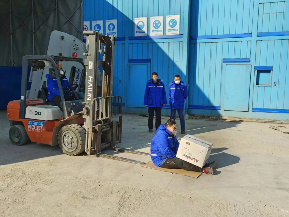 烟台蓬莱区市场监管局开展叉车事故应急演练