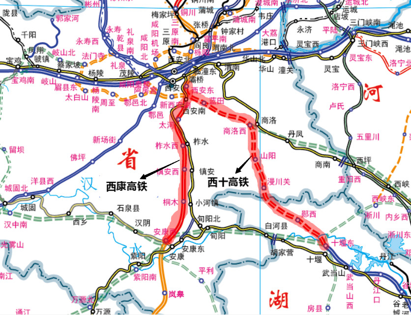 成都至達州至萬州的成達萬高鐵全線,北沿江高鐵啟東西站至合肥段,西成