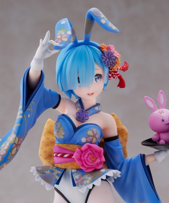 re0蕾姆日式兔女郎手办公开经典妈见打系列新年出门忘穿裙子