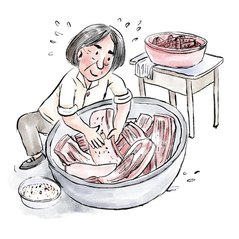 画说民俗|腊月二十六割年肉_腾讯新闻
