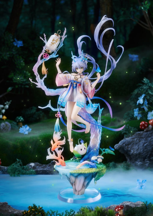 虚拟歌手洛天依万物有灵手办追加官图仙气十足完全不给牛顿面子