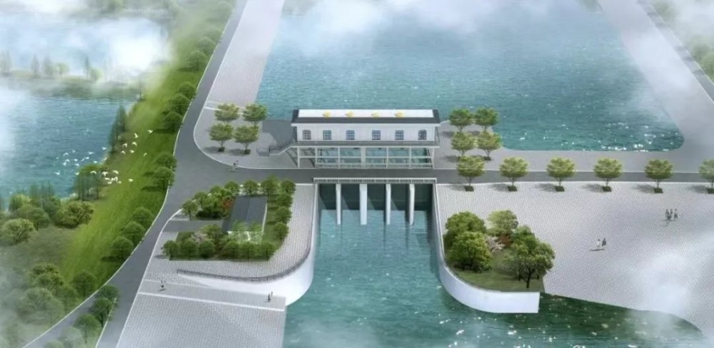 正在紧张地忙碌着,一派热火朝天的景象,一座中型水闸整体形态初见雏形