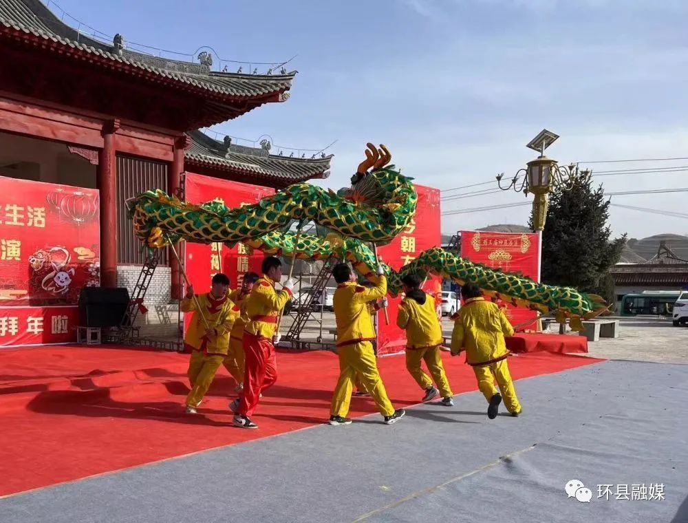 环县社火排练年味儿足