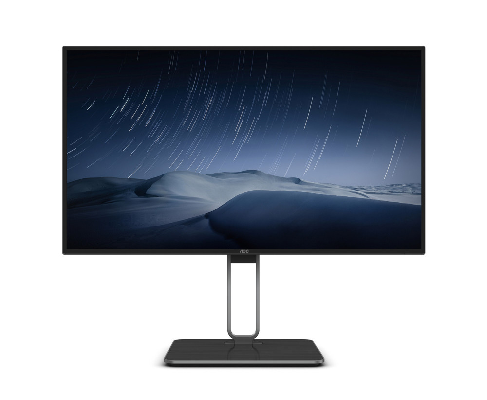 aoc 公布新款 u27u2dp 显示器:4k ips black 屏,四窄边_腾讯新闻