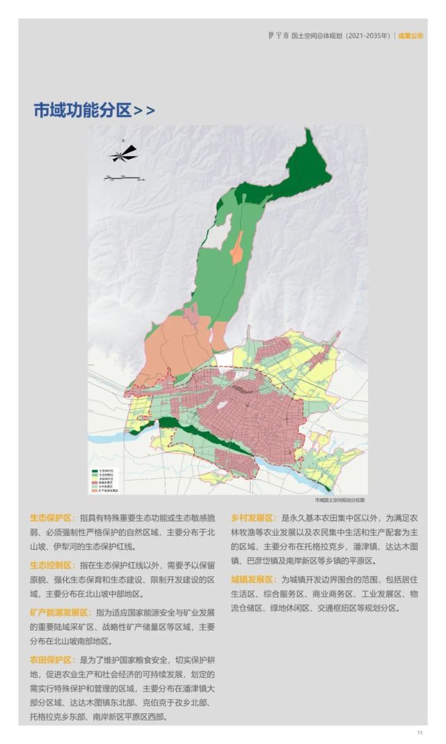 伊宁市国土空间总体规划(2021-2035年)成果公示