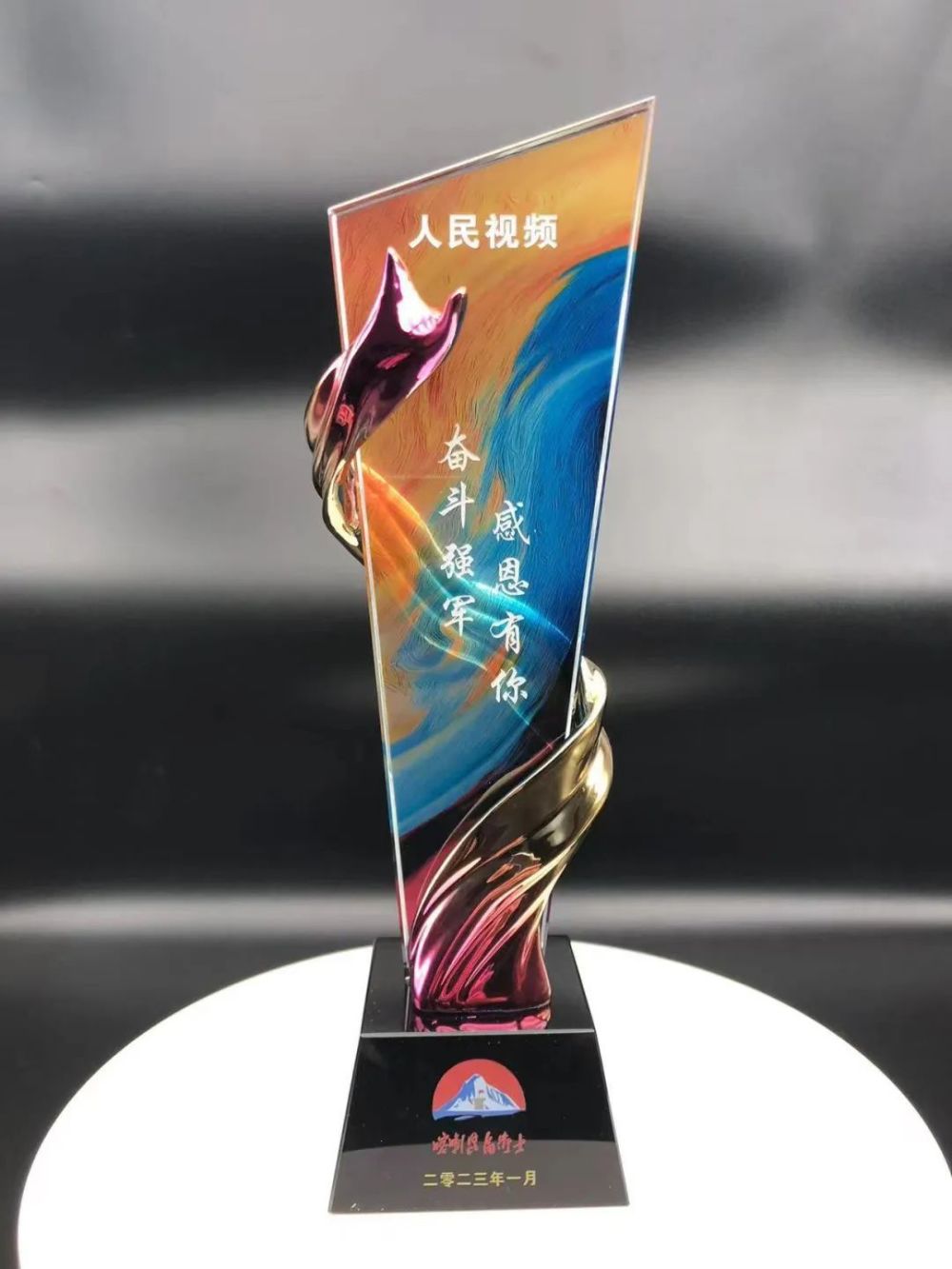 "金牌合作伙伴"奖杯6优秀组织单位69230部队   69240部队伊犁军分区