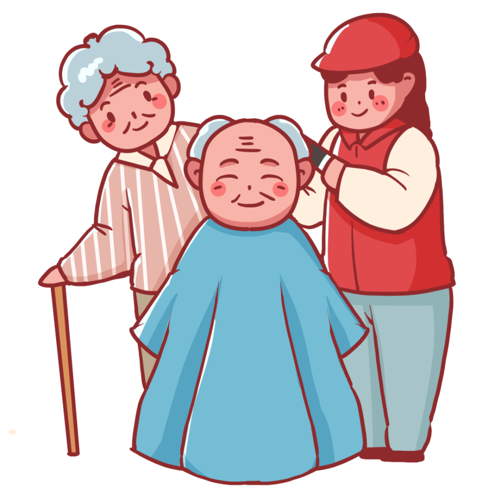 义务理发贺新春,发短情长暖民心!丨爱申活暖心春_腾讯新闻