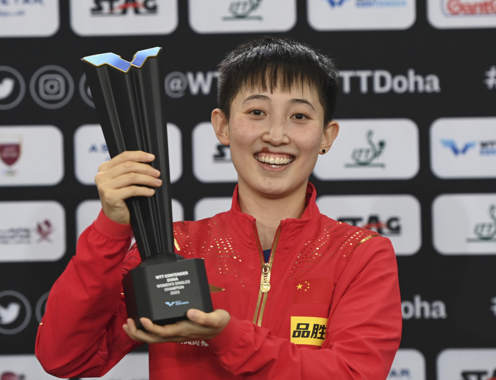 (体育)乒乓球——wtt多哈挑战赛:范思琦女单夺冠_腾讯新闻