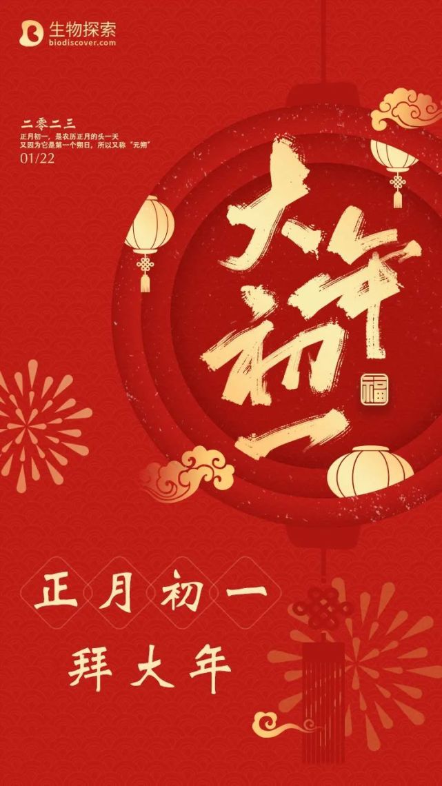 正月初一拜大年