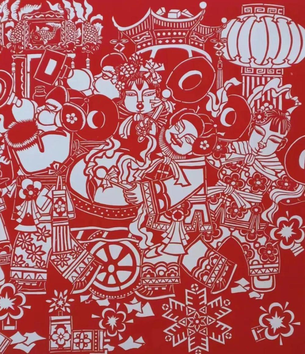 "长白山之冬"冰雪旅游季——金山银山 美丽白山迎新春剪纸线上艺术展