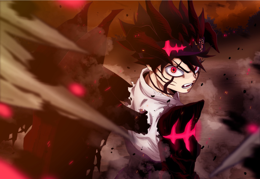 黑色四叶草阿斯塔的绝天堪称无敌任何招数在他面前都是弟弟