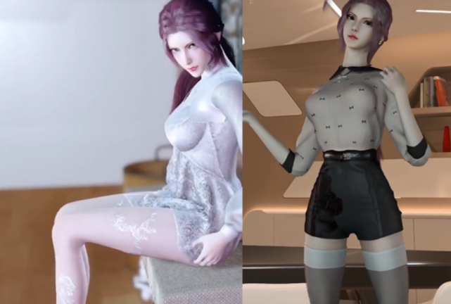 斗罗大陆:比比东换"另类"丝袜秀美腿,吊带黑丝无比妖娆,裙子走光秀