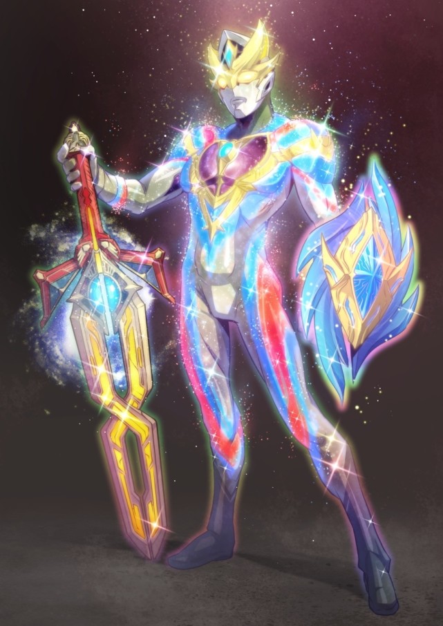 黑田手绘魔改版母体斯菲亚 德凯:特利迦前辈不帮忙真的打不过