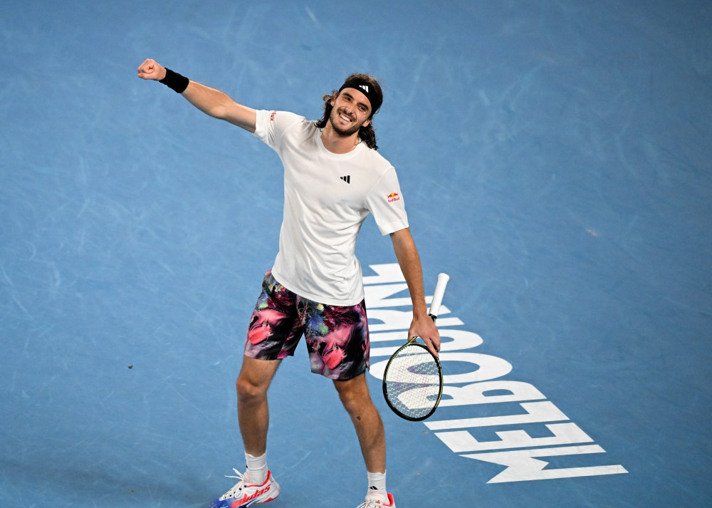 (体育)网球——澳网:西西帕斯晋级半决赛_腾讯新闻