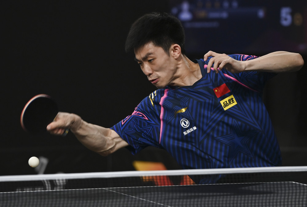 (体育)乒乓球——wtt多哈支线赛:周恺晋级