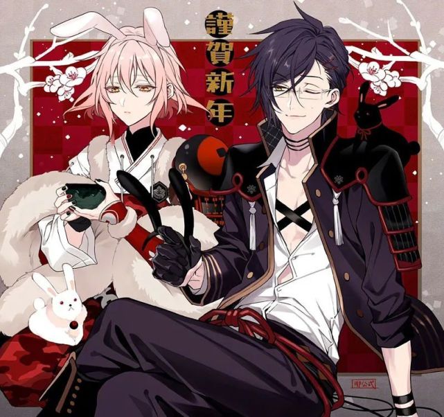 45张动漫新年贺图汇总，含昨天红包封面原图！