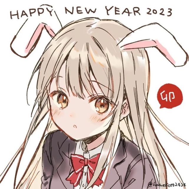 45张动漫新年贺图汇总，含昨天红包封面原图！