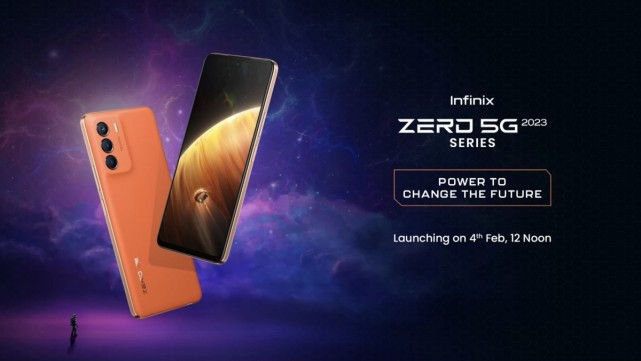 传音infinix zero 5g 2023手机将于2月4日印度发布