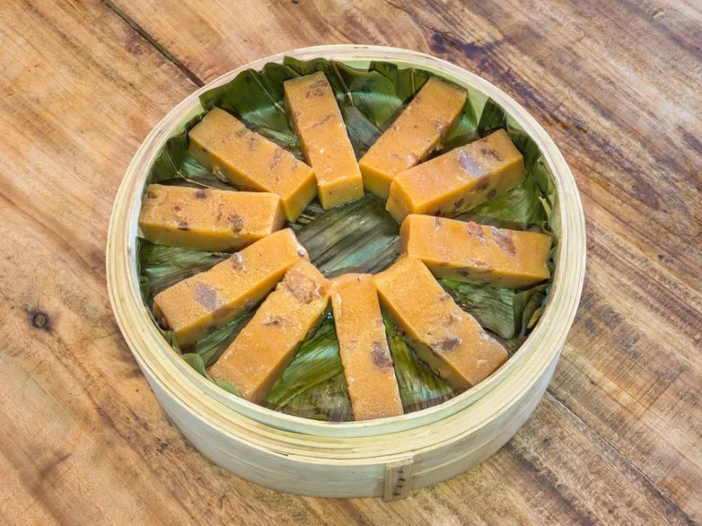 "十二月糖糕送过年",青田糖糕是一种传统年糕,历