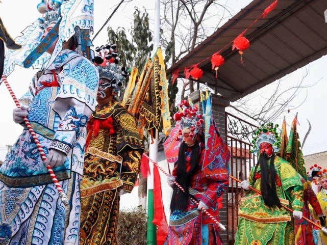 吕梁社火祭祀图片