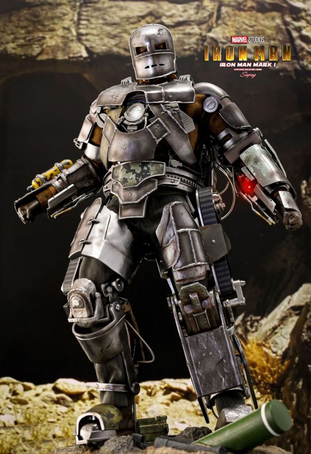 hottoys合金钢铁侠mk1出货了