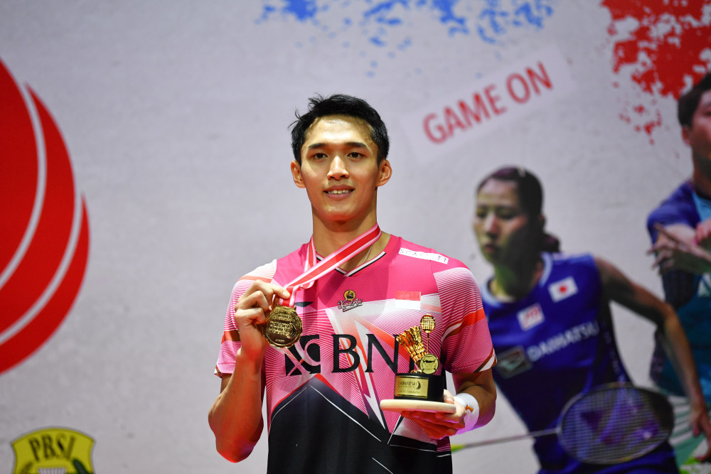 (体育)羽毛球——印尼大师赛:乔纳坦男单夺冠_腾讯新闻