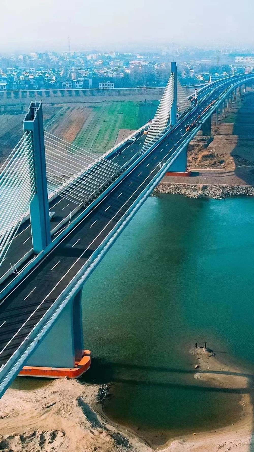 张港潜江汉江大桥图片