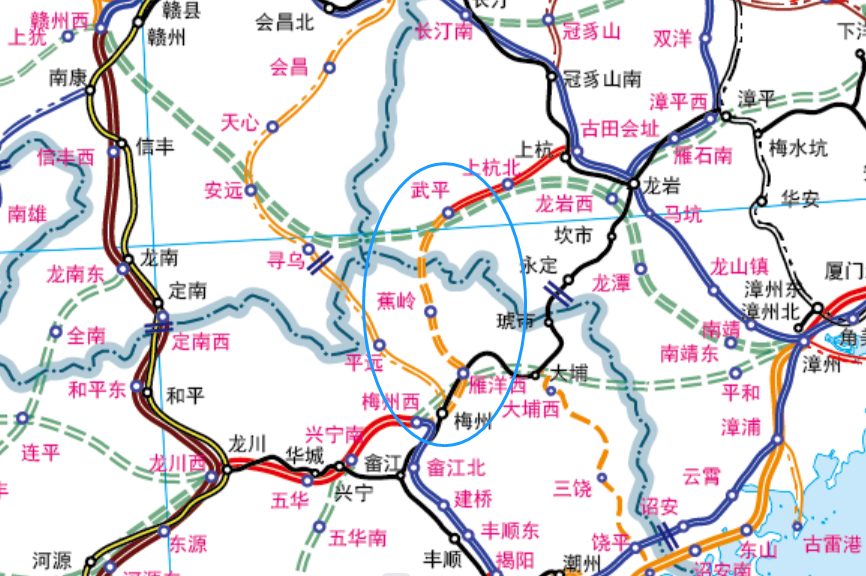 2023年福建這7條鐵路為預備重點項目,包括溫福高鐵,r1線等_騰訊新聞