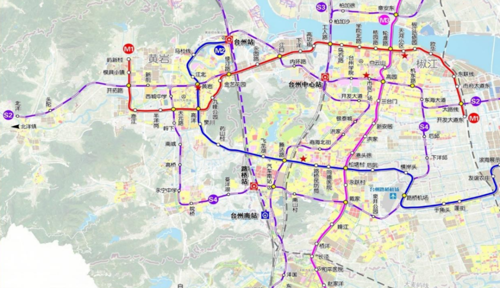 《台州市城市轨道交通线网规划(2020