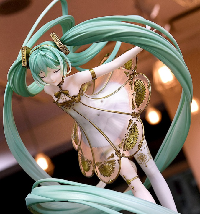 初音未来交响乐2020五周年版手办拉面师傅葱娘展现完美绅士角度