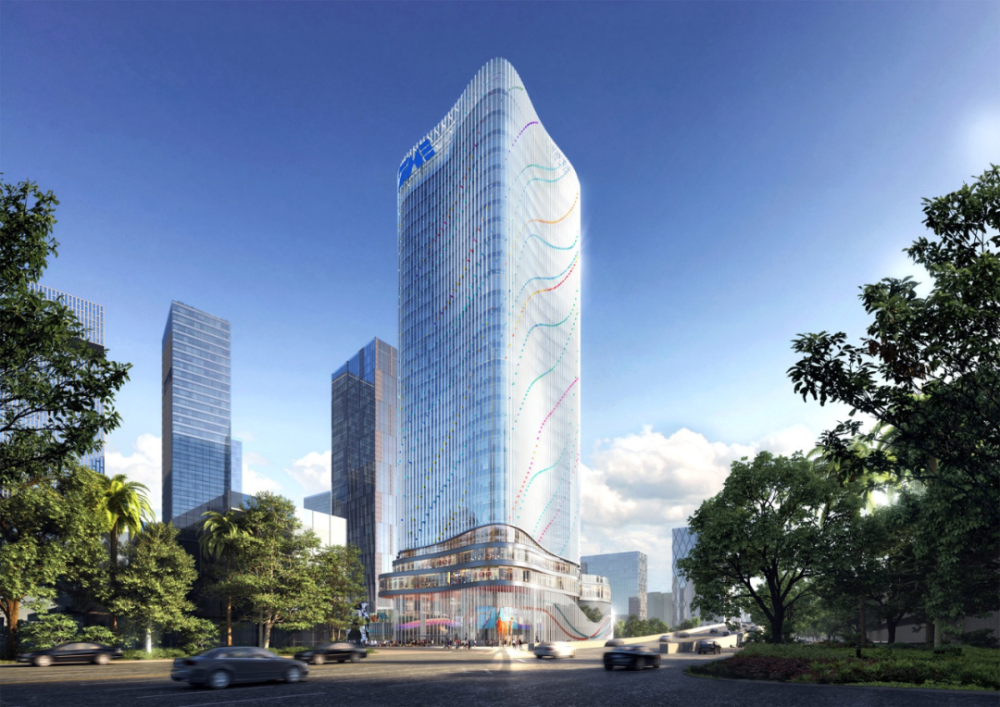 腾讯音乐总部大楼开建,一睹高清效果图 - 驰迅网