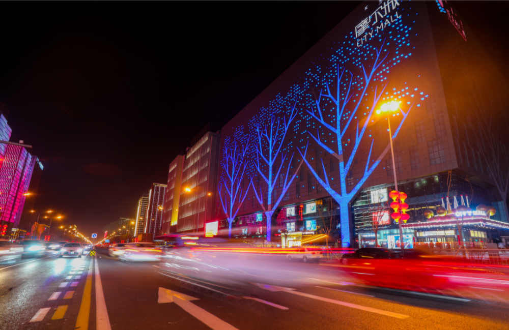 美得有点过分78呼和浩特开启最美夜景模式,看一眼就入迷……_腾讯