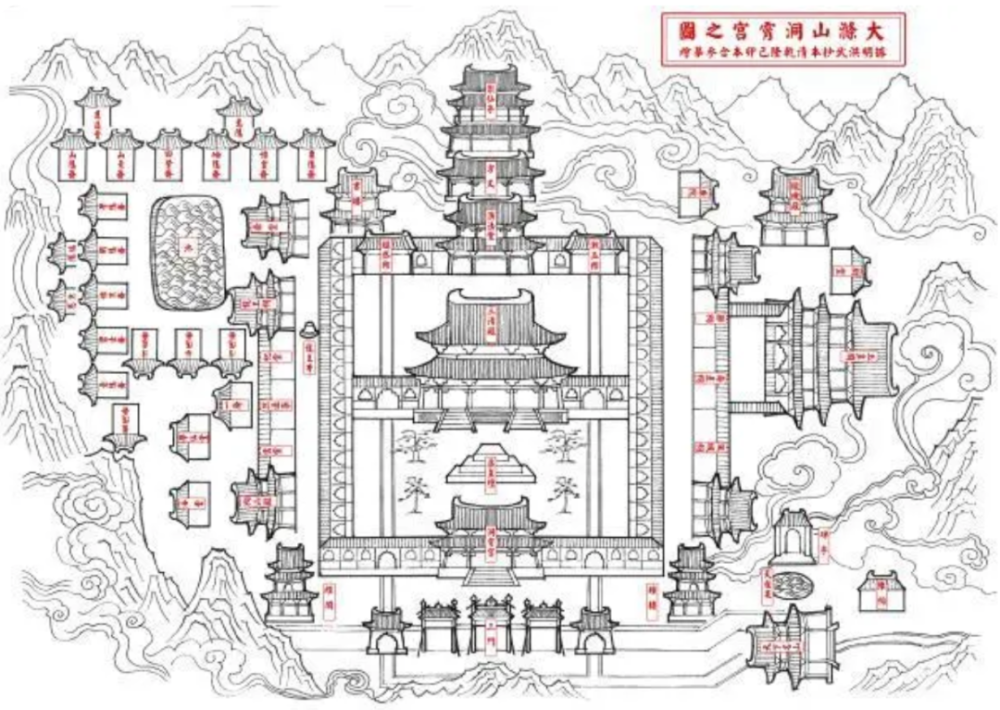 杭州临安洞霄宫规划图片