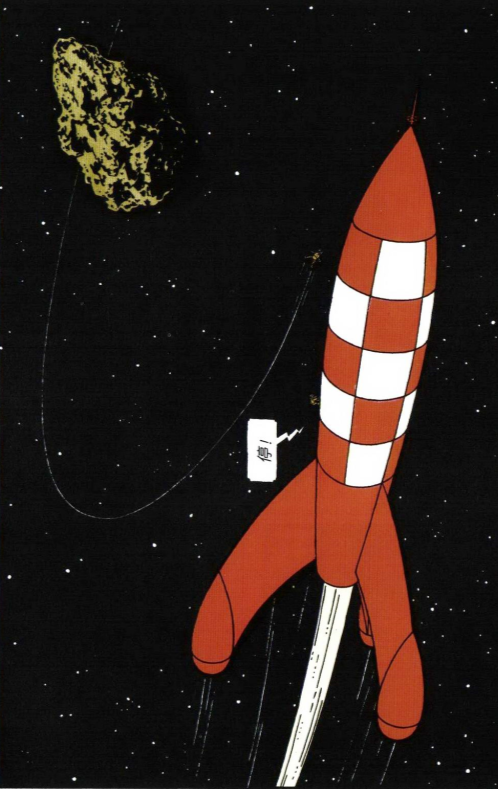 80后比利时漫画丁丁历险记月球探险比人类登月早了17年