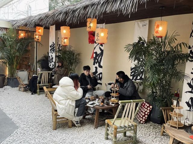 围炉煮茶有多火一起去打卡静安这几家热门茶馆