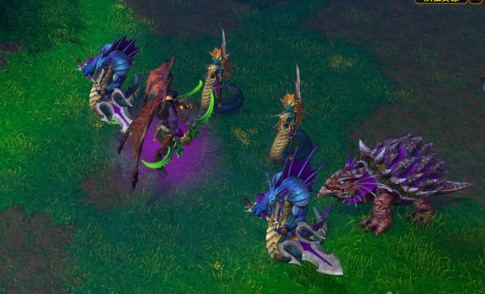 魔兽争霸3平衡性差不适合用在对战模式只适合娱乐的娜迦族