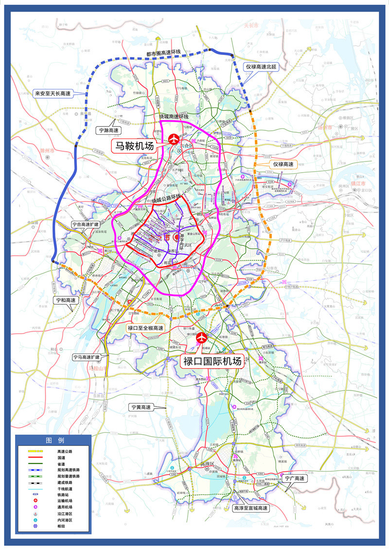 去年8月份,南京都市圈环线高速正式"升级",被纳入《国家公路网规划
