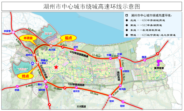 申苏浙皖高速(北段),申嘉湖高速(南段),湖杭高速(东段)已于2021年1月