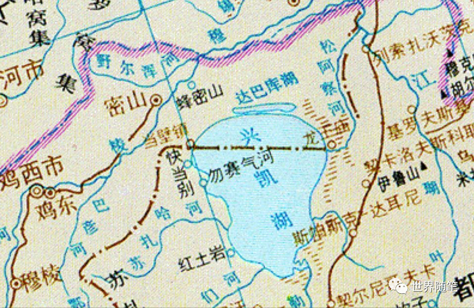 黑龙江和乌苏里江地图图片